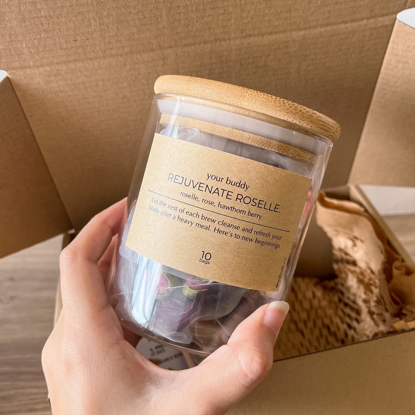 Small Joys and Gratitude - Tea and Sticker Set