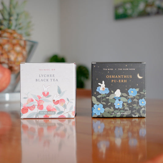 Perfect Pair: Osmanthus Pu-erh and Lychee Black Tea