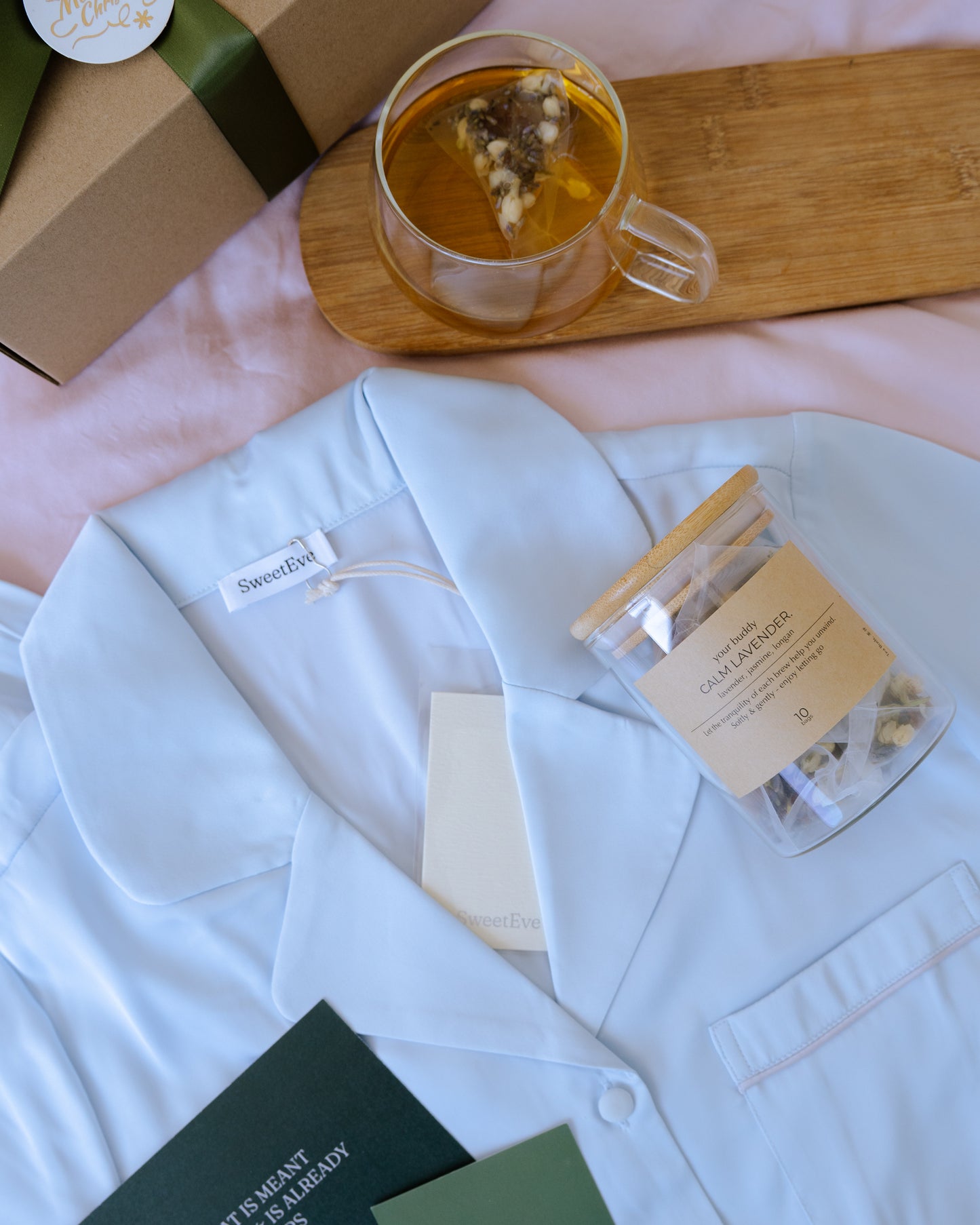 A Slow Christmas Set - Pyjamas and Tea