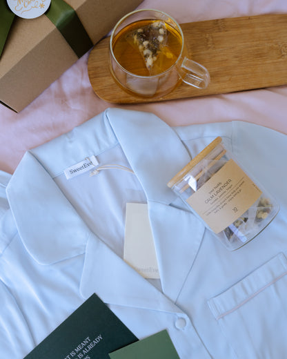 A Slow Christmas Set - Pyjamas and Tea