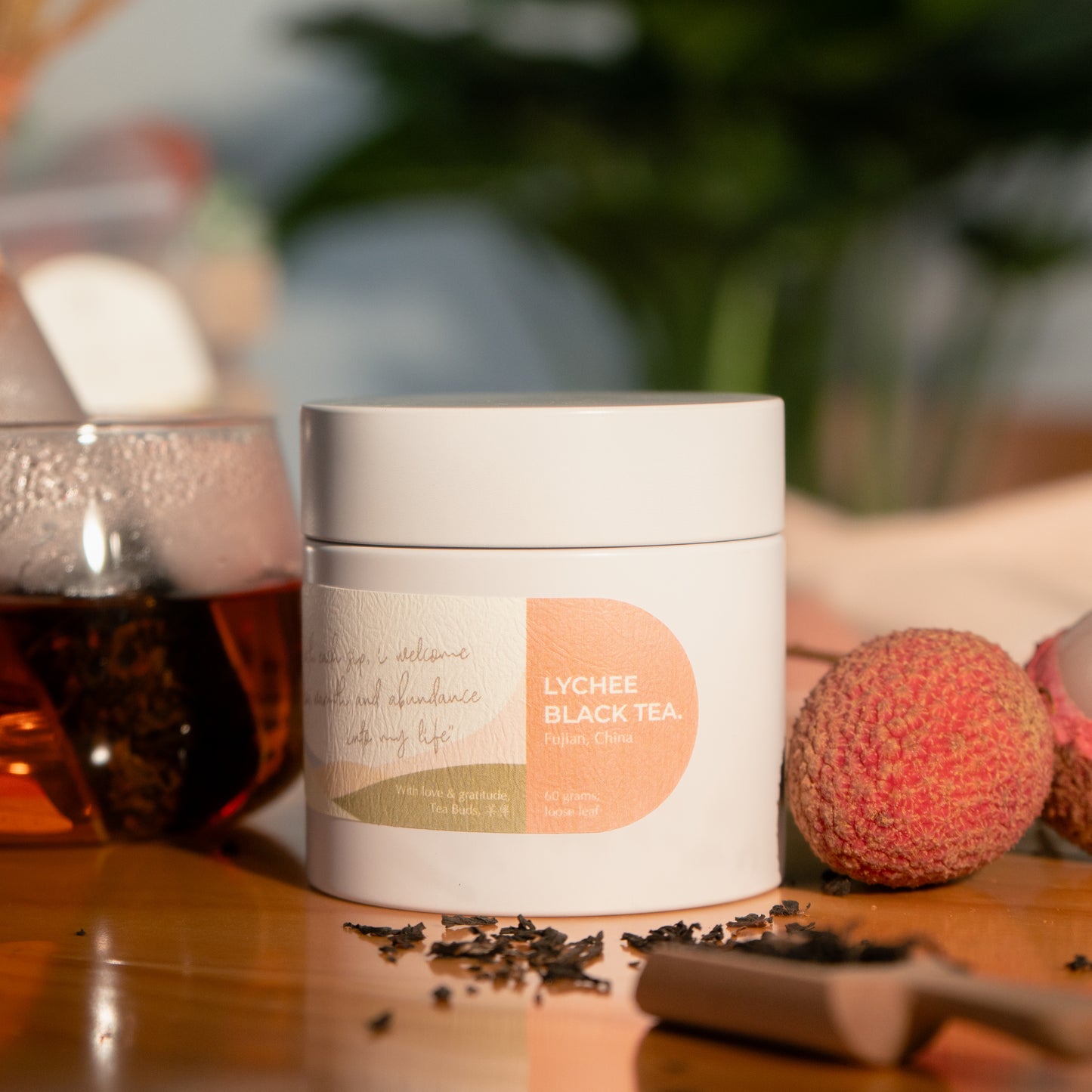 Lychee Black Tea in Tin